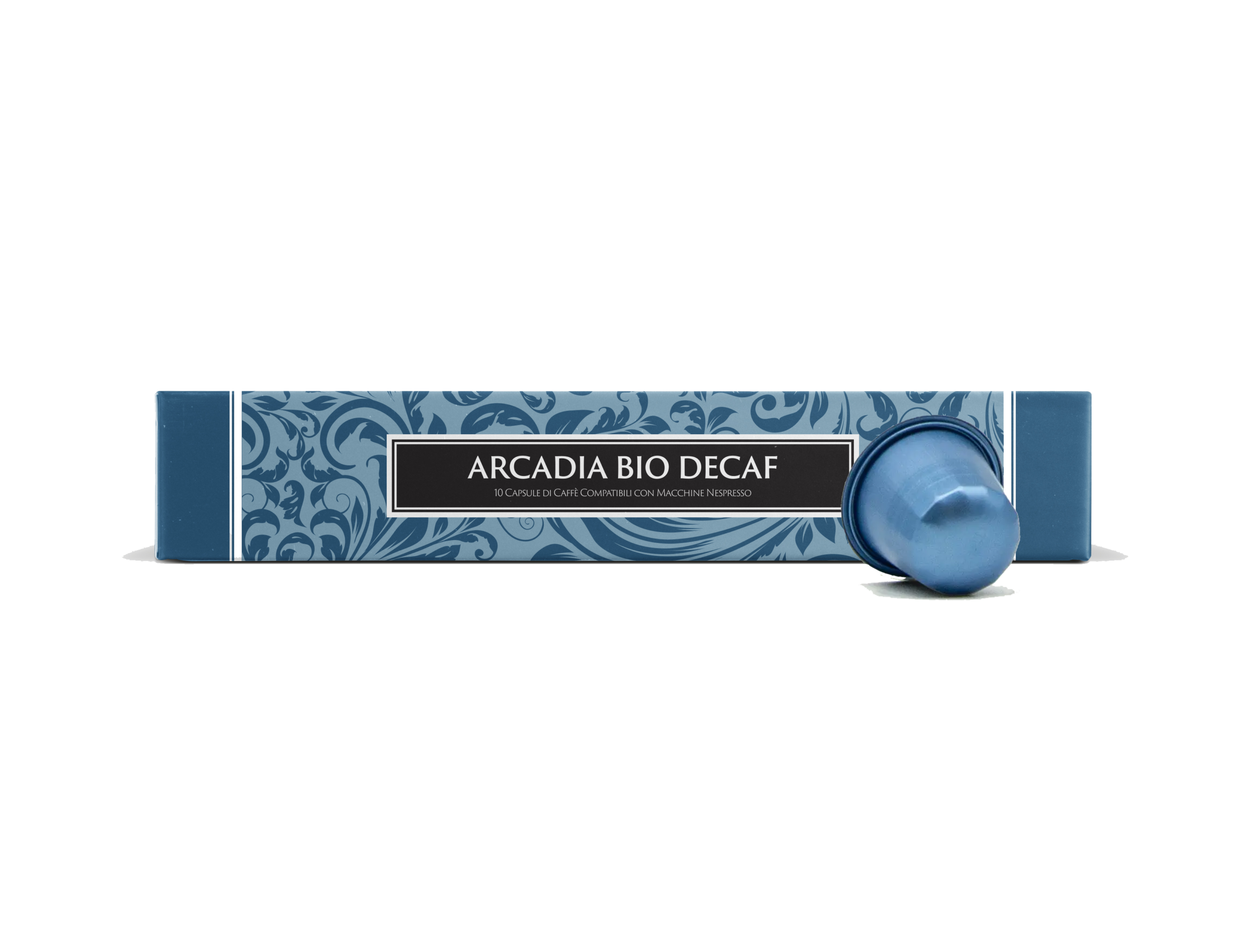 Arcadia Bio Decaffeinato | Aluminum Nespresso Capsules